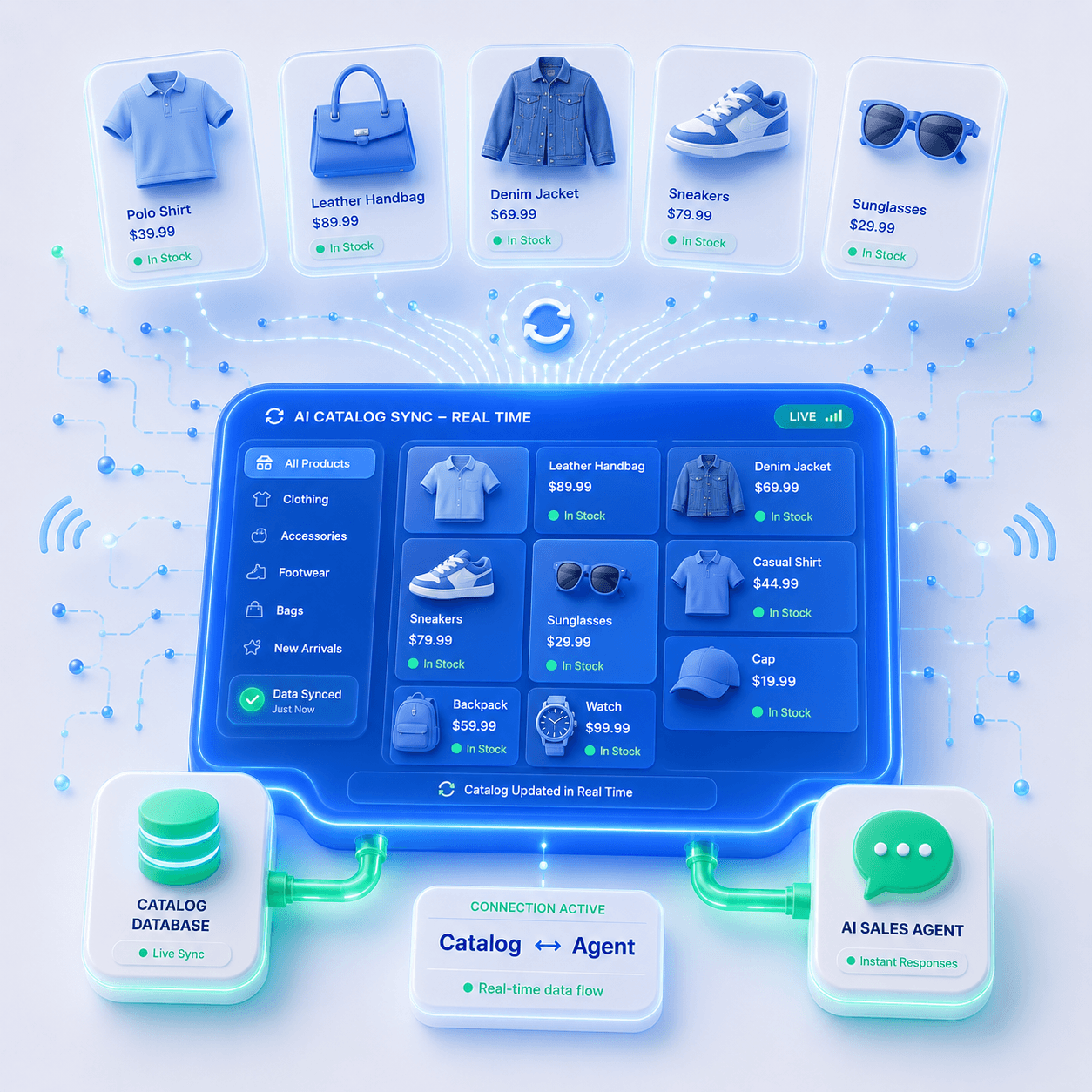 Always connected to your catalog.