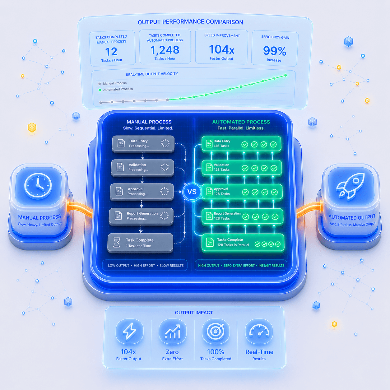 Automate any process, end to end.